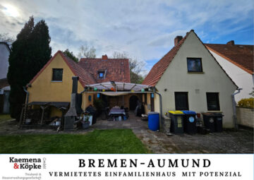 Charmantes Einfamilienhaus mit Geschichte und Entwicklungspotenzial in Bremen-Aumund, 28755 Bremen, Einfamilienhaus