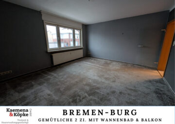 SOFORT FREI: Gemütliche 2 Zi. Wohnung mit Duschbad, EBK und Balkon, 28717 Bremen, Etagenwohnung